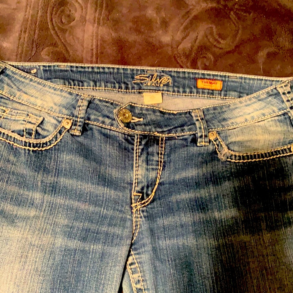 Silver jeans